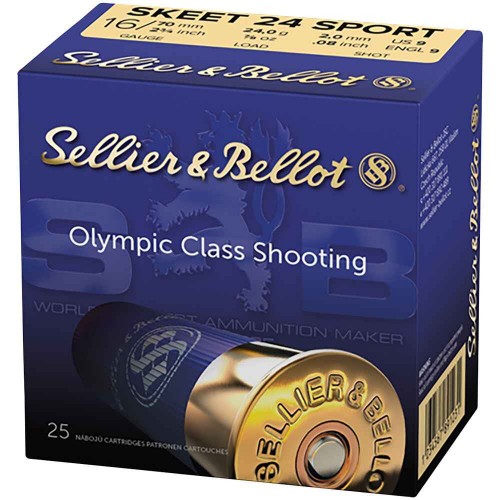 Flintenmunition Skeet 24 Sport 16/70 2,0mm  Sellier & Bellot