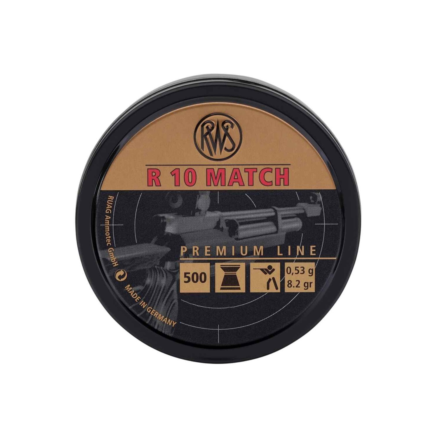 RWS 4,48mm Diabolo R 10 Match 0,53g