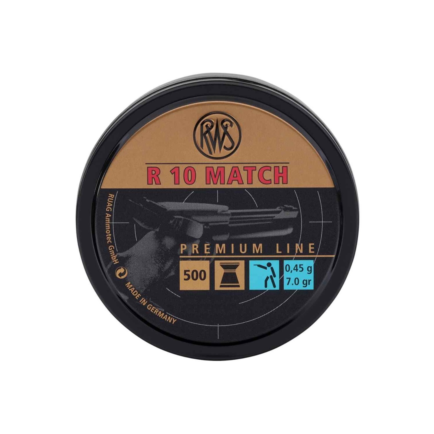 RWS 4,49mm Diabolo R 10 Match 0,45g