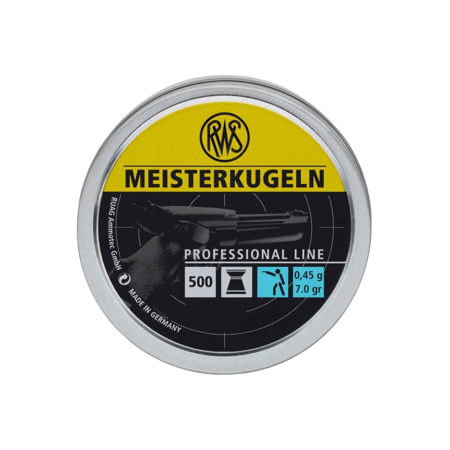 RWS 4,49mm Diabolo Meisterkugel 0,45g