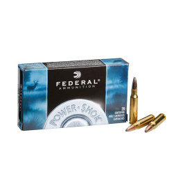 Büchsenmunition .222 Rem. Power Shok Tlm 3,2g/50grs. Federal Ammunition