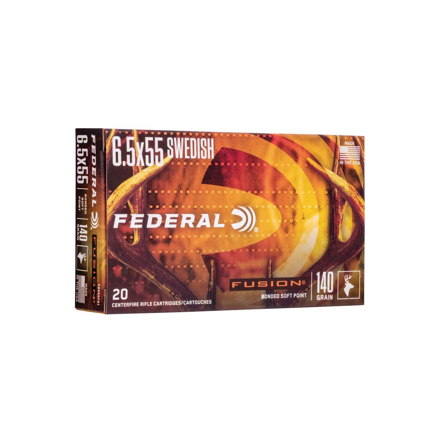 Büchsenmunition 6,5x55 Fusion 9,1g/140grs. Federal Ammunition