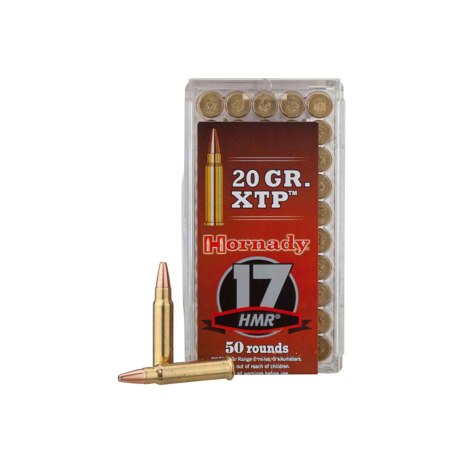 Büchsenmunition .17 HMR Varm.Exp. XTP 1,3g/20 grs. Hornady