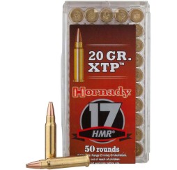 Büchsenmunition .17 HMR Varm.Exp. XTP 1,3g/20 grs. Hornady