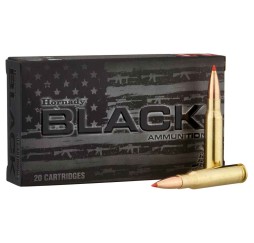 Büchsenmunition .308 Win. Black A-Max 10,9g/168grs. Hornady