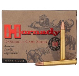 Büchsenmunition 9,3x74 R, SP-RP 18,5g/286grs. Hornady