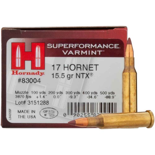 .17 Hornet NTX Bleifrei 1,0g/15,5grs. Hornady