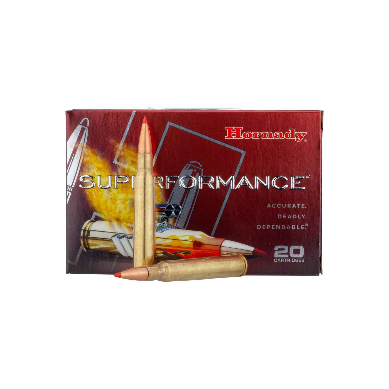 Büchsenmunition 7x64 SPF SST 10,5/162grs. Hornady