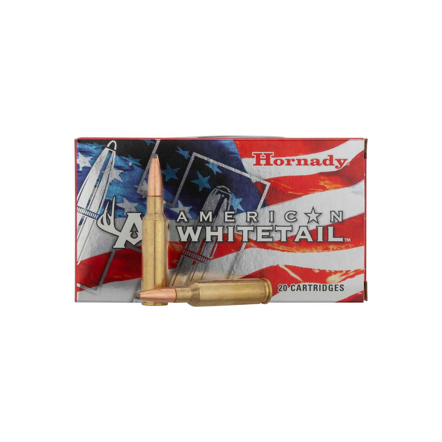 Büchsenmunition 6,5 mm Creedmoor American Whitetail Interlock Tlm 8,4g/129grs. Hornady