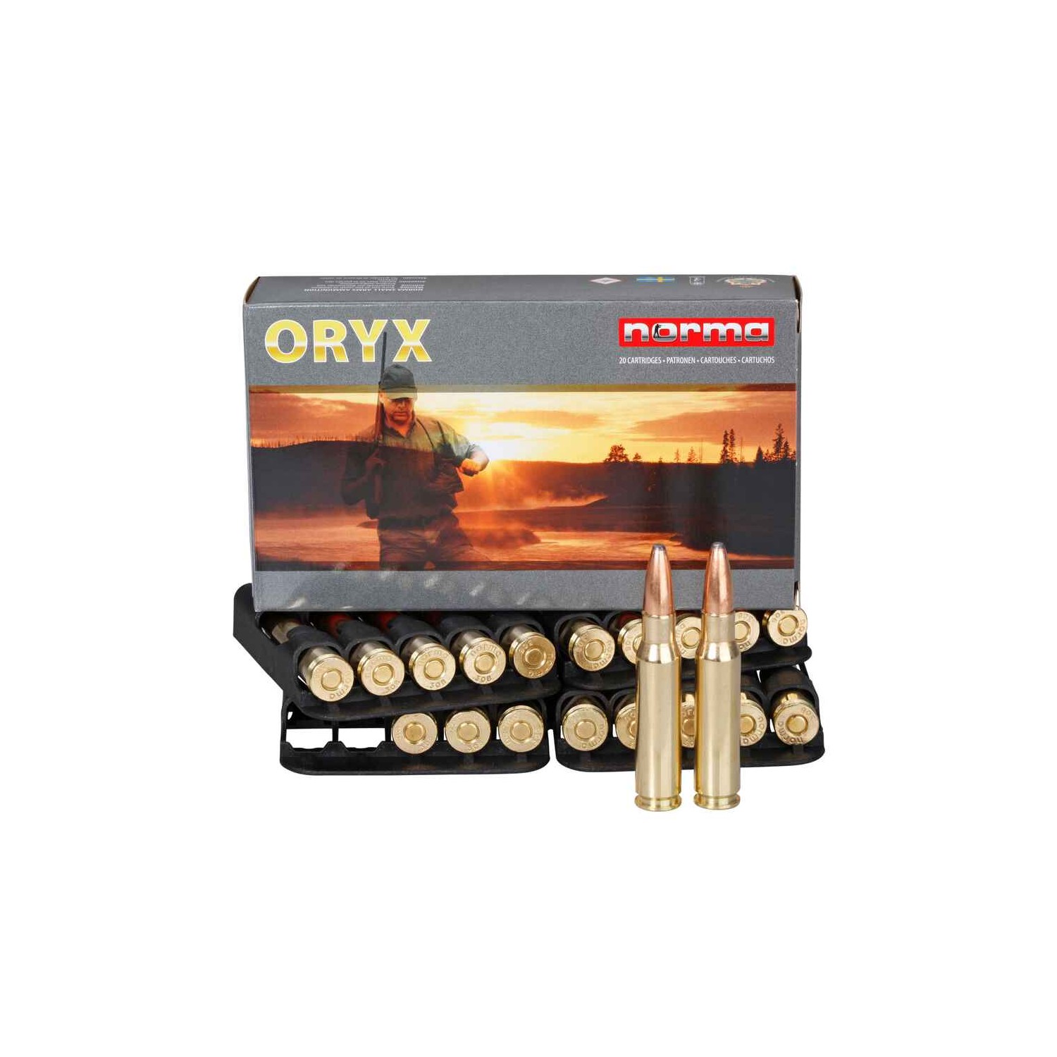 Büchsenmunition .308 Win. Oryx 10,7g/165grs. Norma