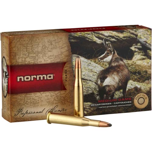 Büchsenmunition 5,6x52 R Sav. Teilmantel-S 4,6g/71grs. Norma