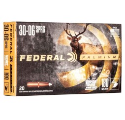 Büchsenmunition .30-06 Spr. Premium Nosler Accubond 180 grs. Federal Ammunition