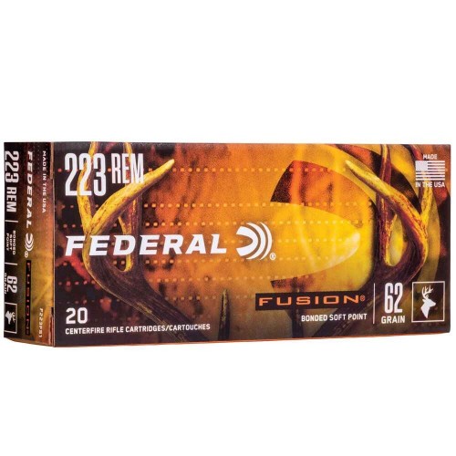 Büchsenmunition .223 Rem. Fusion 4,0g/62grs. Federal Ammunition