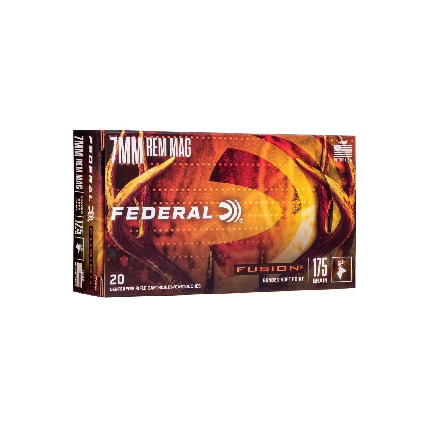 Büchsenmunition 7 mm Rem. Mag. Fusion 175 grs. Federal Ammunition