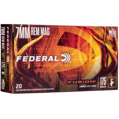 Büchsenmunition 7 mm Rem. Mag. Fusion 175 grs. Federal Ammunition