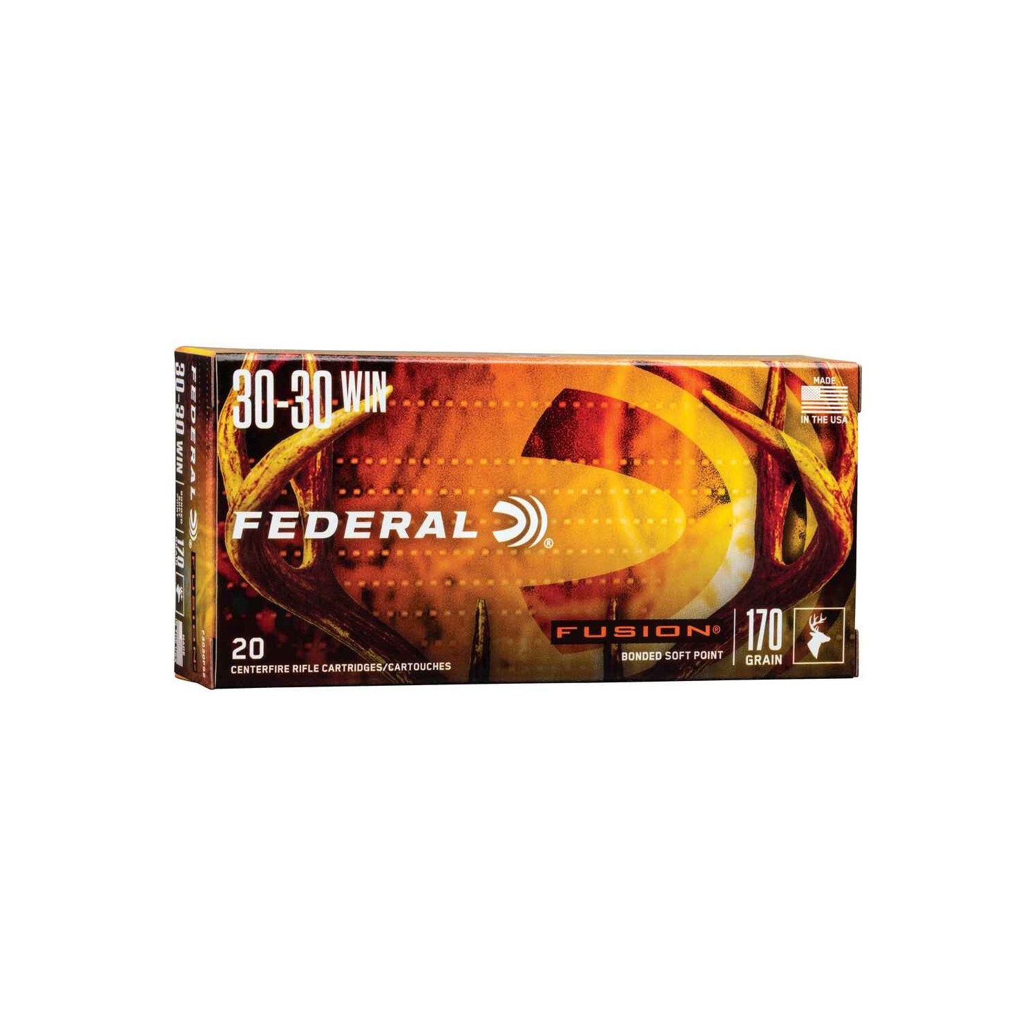 Büchsenmunition .30-30 Win. Fusion 170 grs. Federal Ammunition