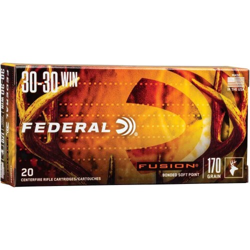 Büchsenmunition .30-30 Win. Fusion 170 grs. Federal Ammunition