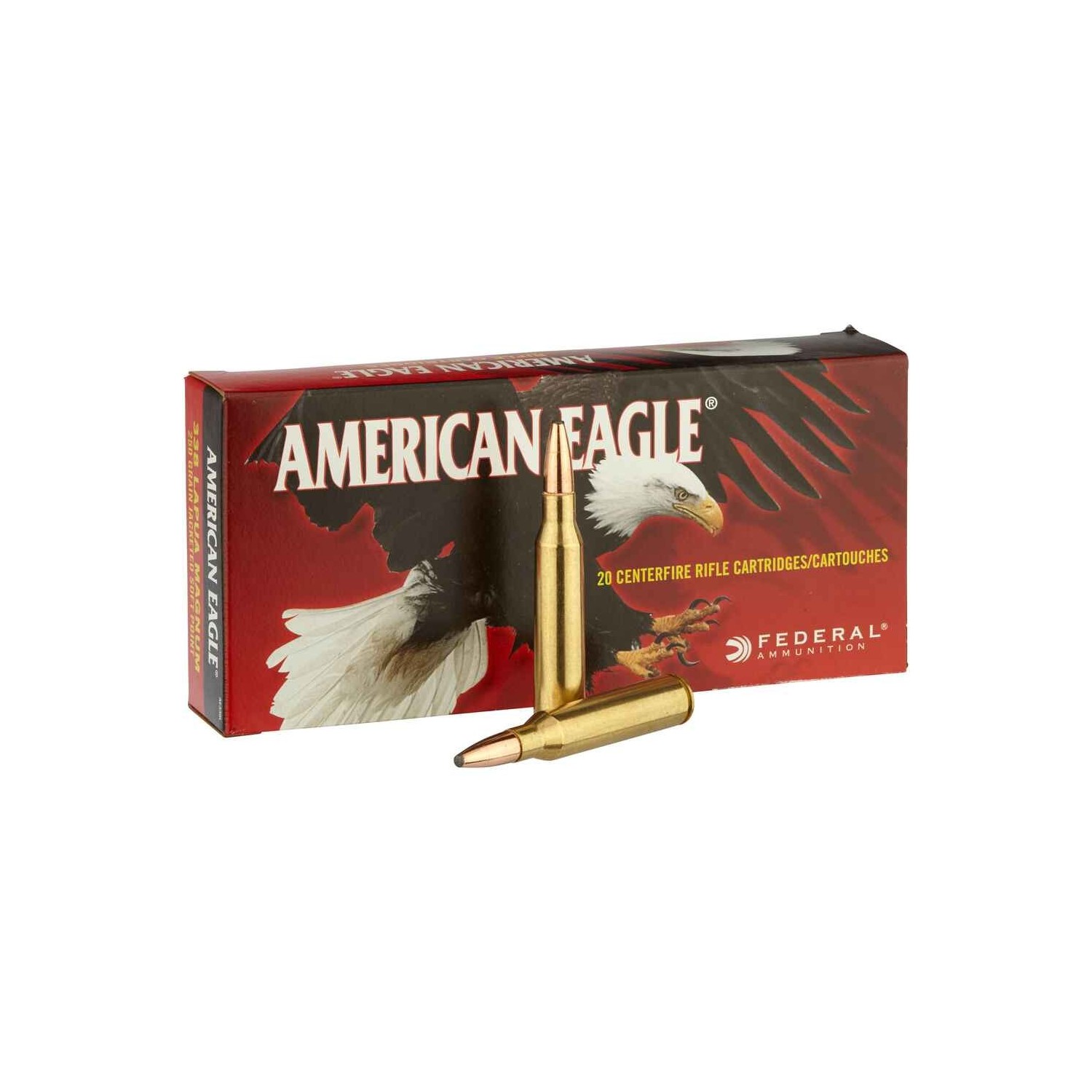 Büchsenmunition .338 Lapua Mag. Power Shok Tlm 16,2g/250grs. Federal Ammunition