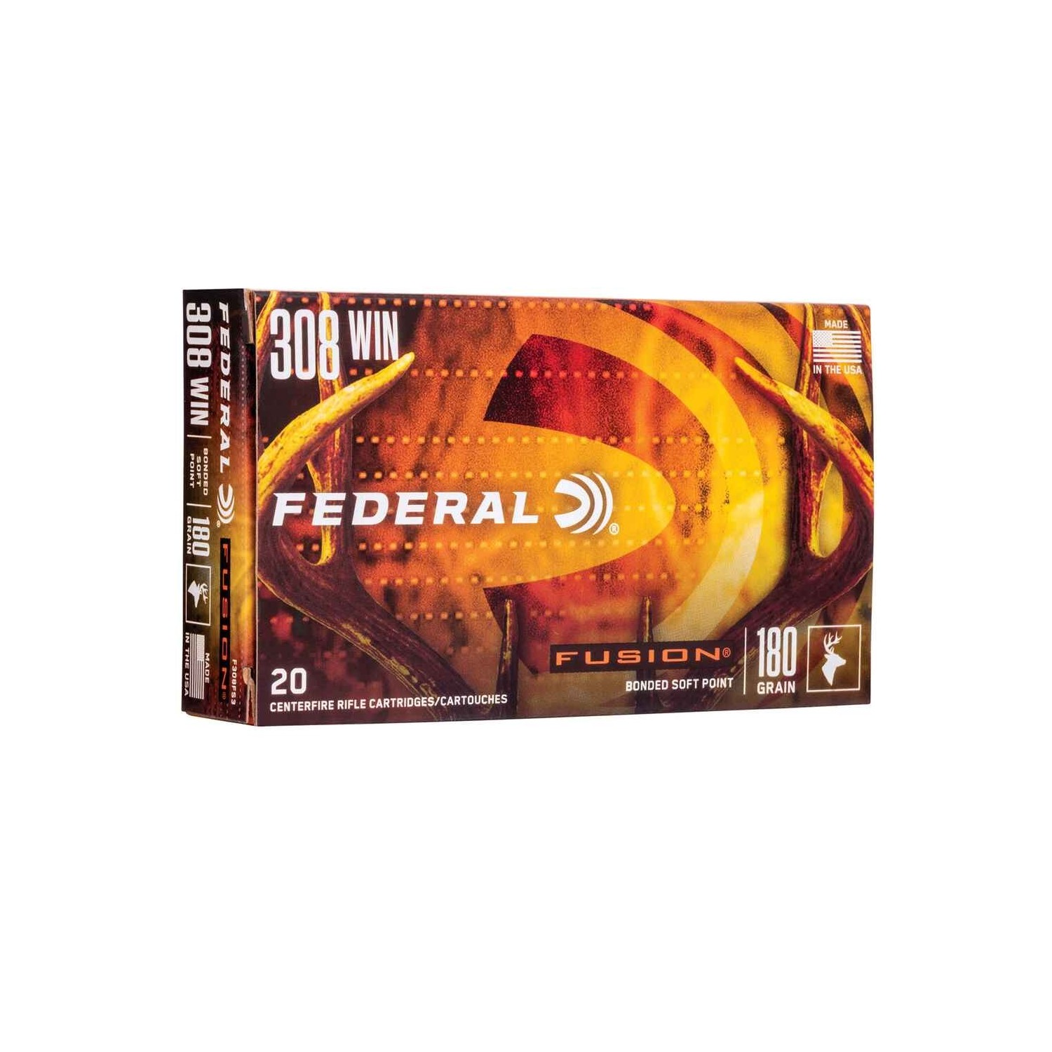 Büchsenmunition .308 Win. Fusion 11,7g/180grs. Federal Ammunition