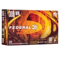 Büchsenmunition .308 Win. Fusion 11,7g/180grs. Federal Ammunition