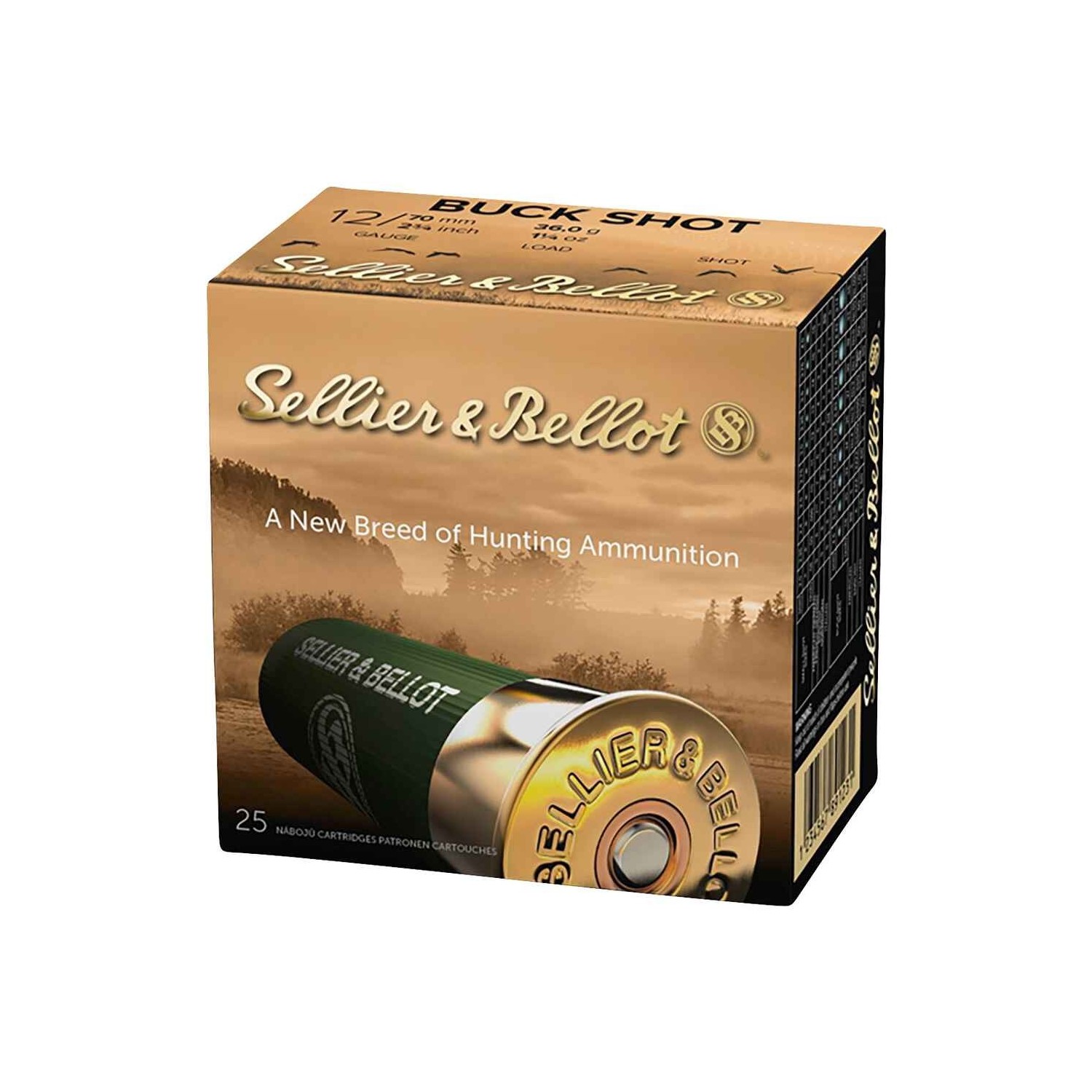 Sellier & Bellot 12/70 Buck-Shot 7,6mm 36g