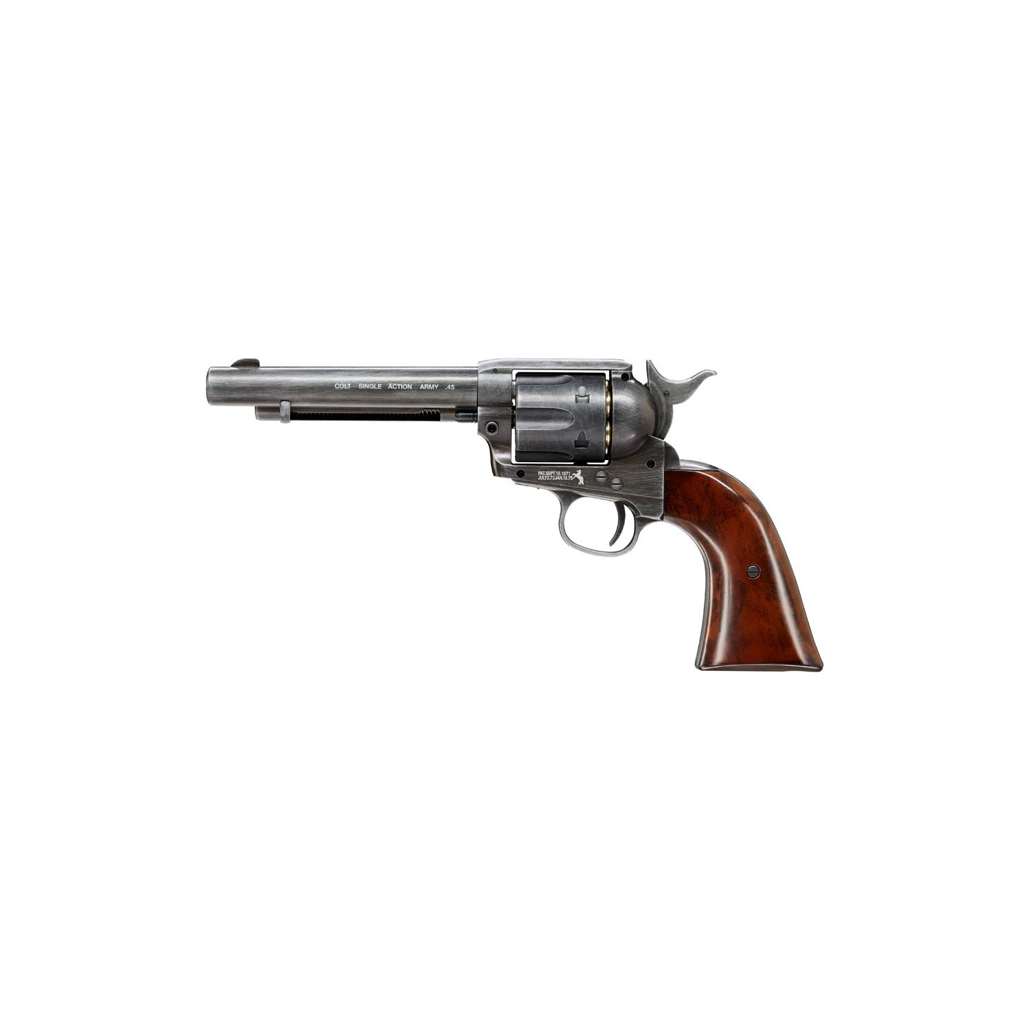 Colt CO2 Revolver SA Army 45 Diabolo antik finish seite 1