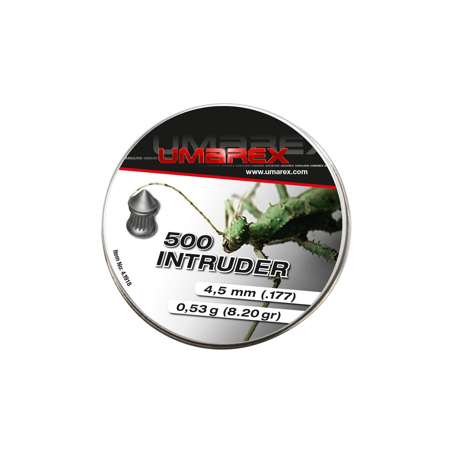 Umarex
4,50mm Diabolo Intruder 0,52g