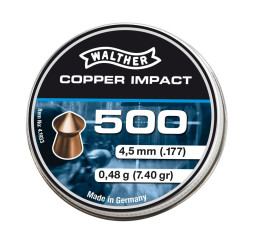 Walther
4,5mm Diabolo Impact 0,48g – 2500 Stück