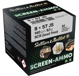 Sellier & Bellot
8x57 IS Screen-Ammo SCR Zink 9,0g/140grs.