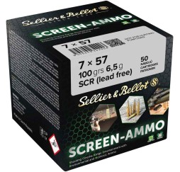 Sellier & Bellot
7x57 Screen-Ammo SCR Zink 6,5g/100grs.