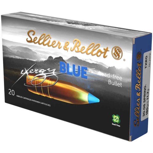 Sellier & Bellot
.30-06 Spr. tipped eXergy blue 11,7g/180grs.