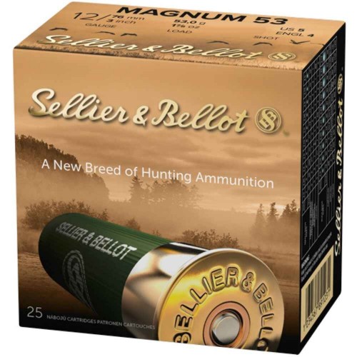 Sellier & Bellot
12/76 Magnum Plastik 3,25mm 53g