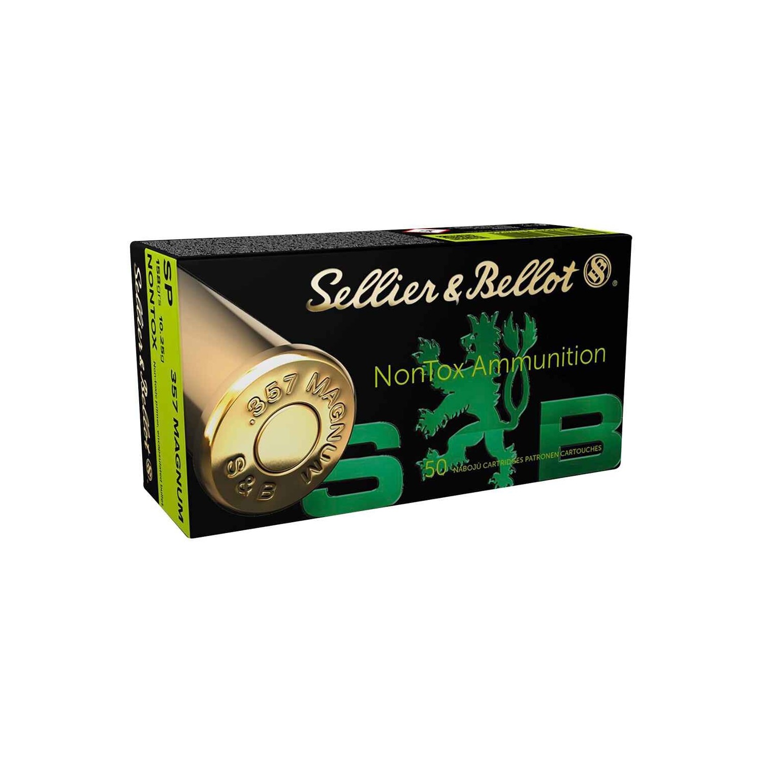 .357 Mag. Teilmantel NonTox 10,2g/158grs. Sellier & Bellot