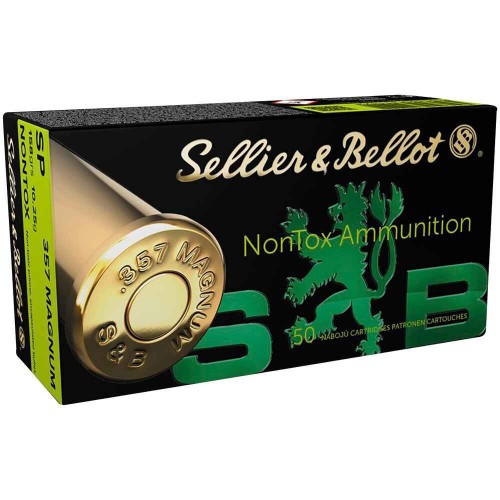 .357 Mag. Teilmantel NonTox 10,2g/158grs. Sellier & Bellot