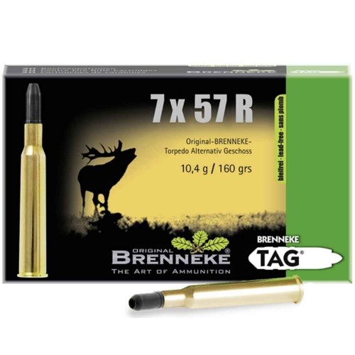 7x57R TAG 10,4g/160grs. Brenneke