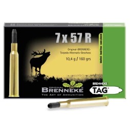 7x57R TAG 10,4g/160grs. Brenneke