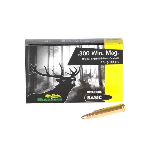 .300 Win. Mag. BASIC TLM 12,0g/185grs. Brenneke