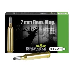 7 mm Rem. Mag. Basic Teilmantel 9,4g/145grs. Brenneke