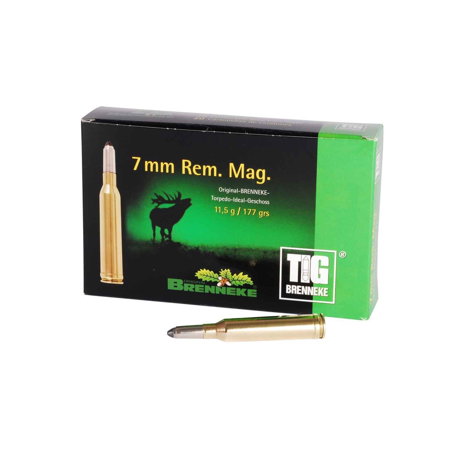 7 mm Rem. Mag. TIG 11,5g/177grs. Brenneke