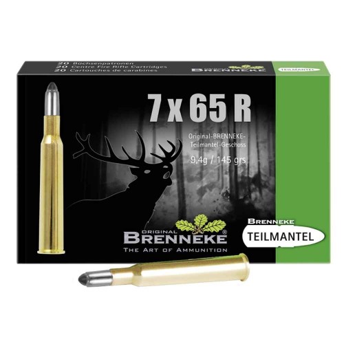 7x65 R Basic Teilmantel 9,4g/145grs. Brenneke