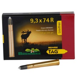 9,3x74 R TAG bleifrei 14,6g/225grs. Brenneke