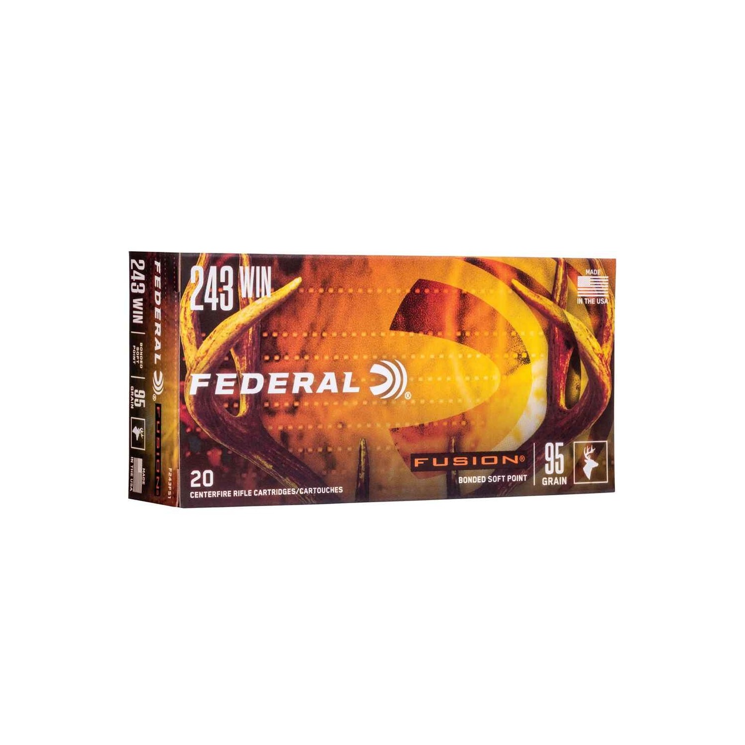 .243 Win. Fusion 6,2g/95grs. Federal Ammunition