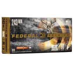 .243 Win. Premium Nosler Accubond 5,8g/90grs. Federal Ammunition