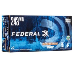 .243 Win. Power Shok Copper HP 5,5g/85grs. Federal Ammunition