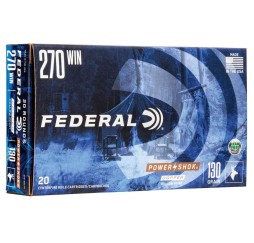 .270 Win. Power Shok Copper HP 8,4g/130grs. Federal Ammunition