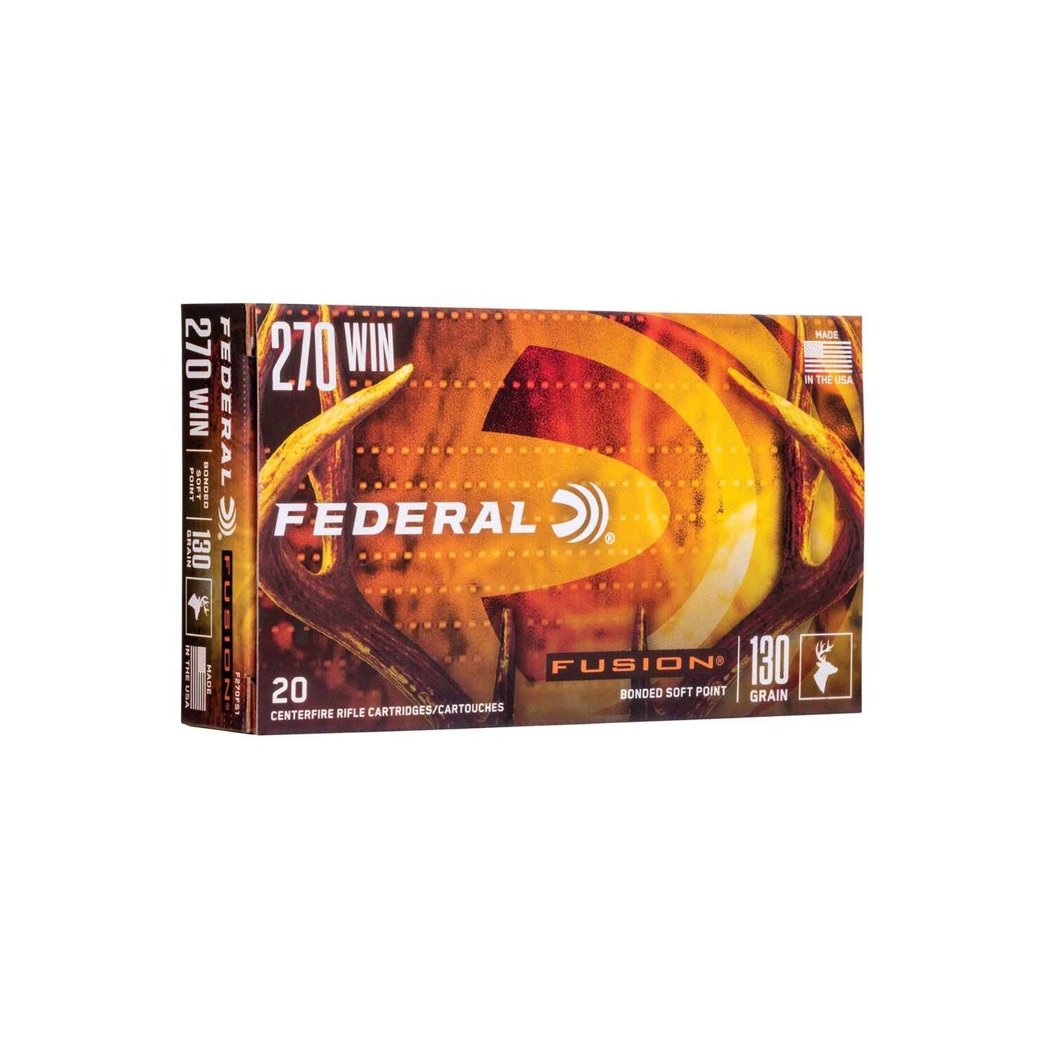 .270 Win. Fusion Int. 8,4g/130grs. Federal Ammunition