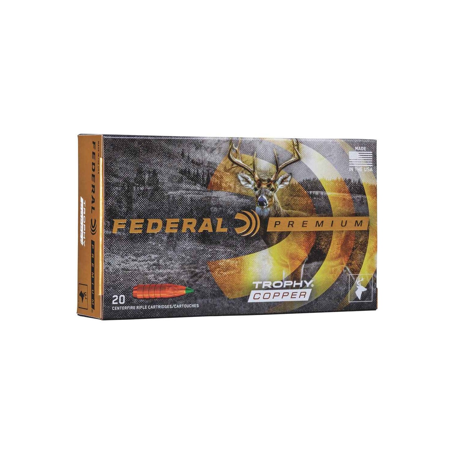 .30-06 Spr. Trophy Copper bleifrei 11,7g/180grs. Federal Ammunition