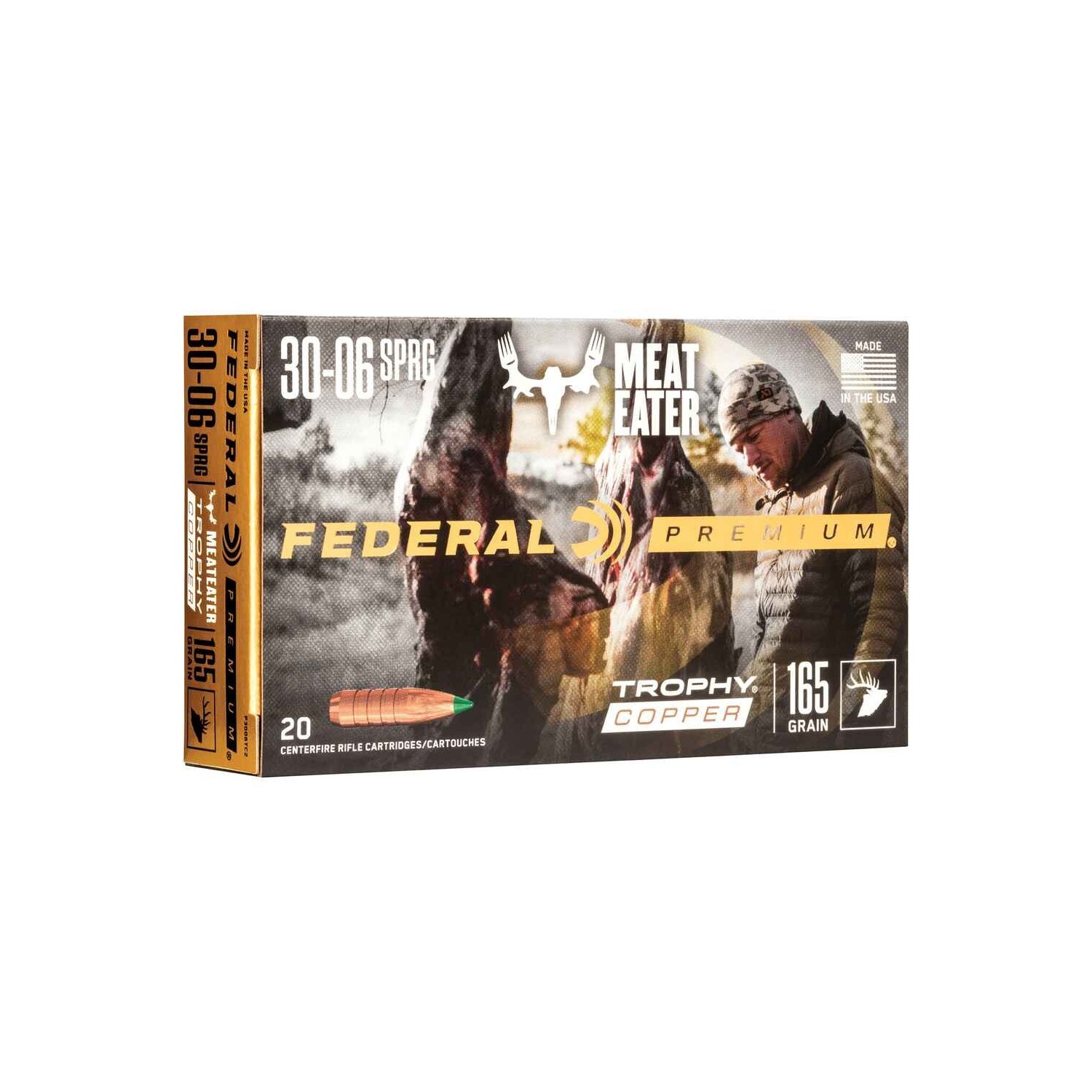 .30-06 Spr. Trophy Copper bleifrei 10,7g/165grs. Federal Ammunition