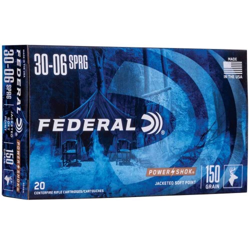 .30-06 Spr. TLM Power Shok 9,7g/150grs. Federal Ammunition