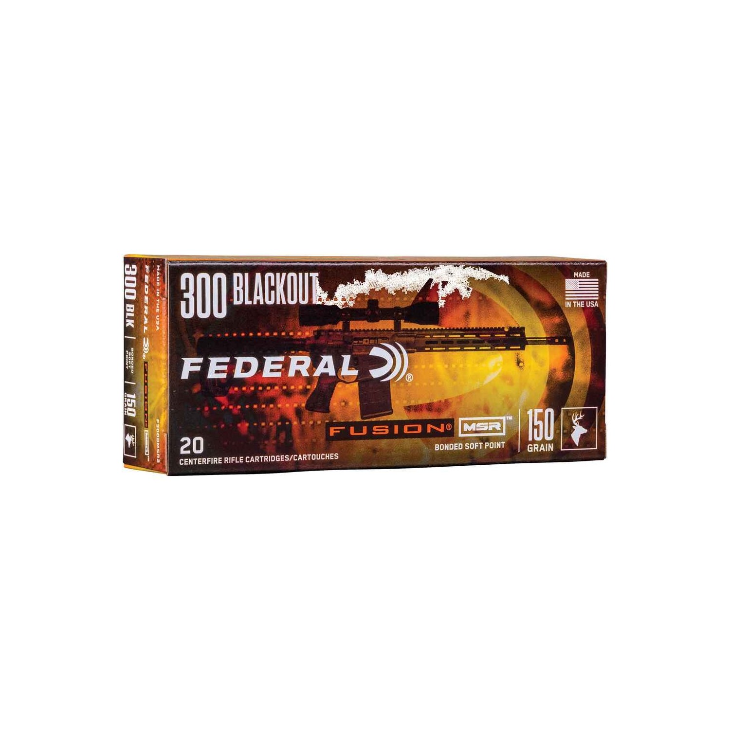 .300 AAC Blackout Fusion 9,7g/150grs. Federal Ammunition